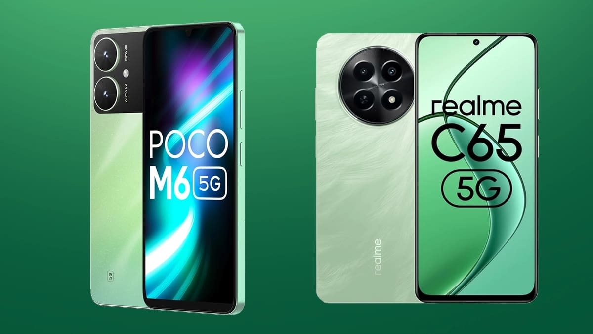 poco m6 5G and realme c65 5g